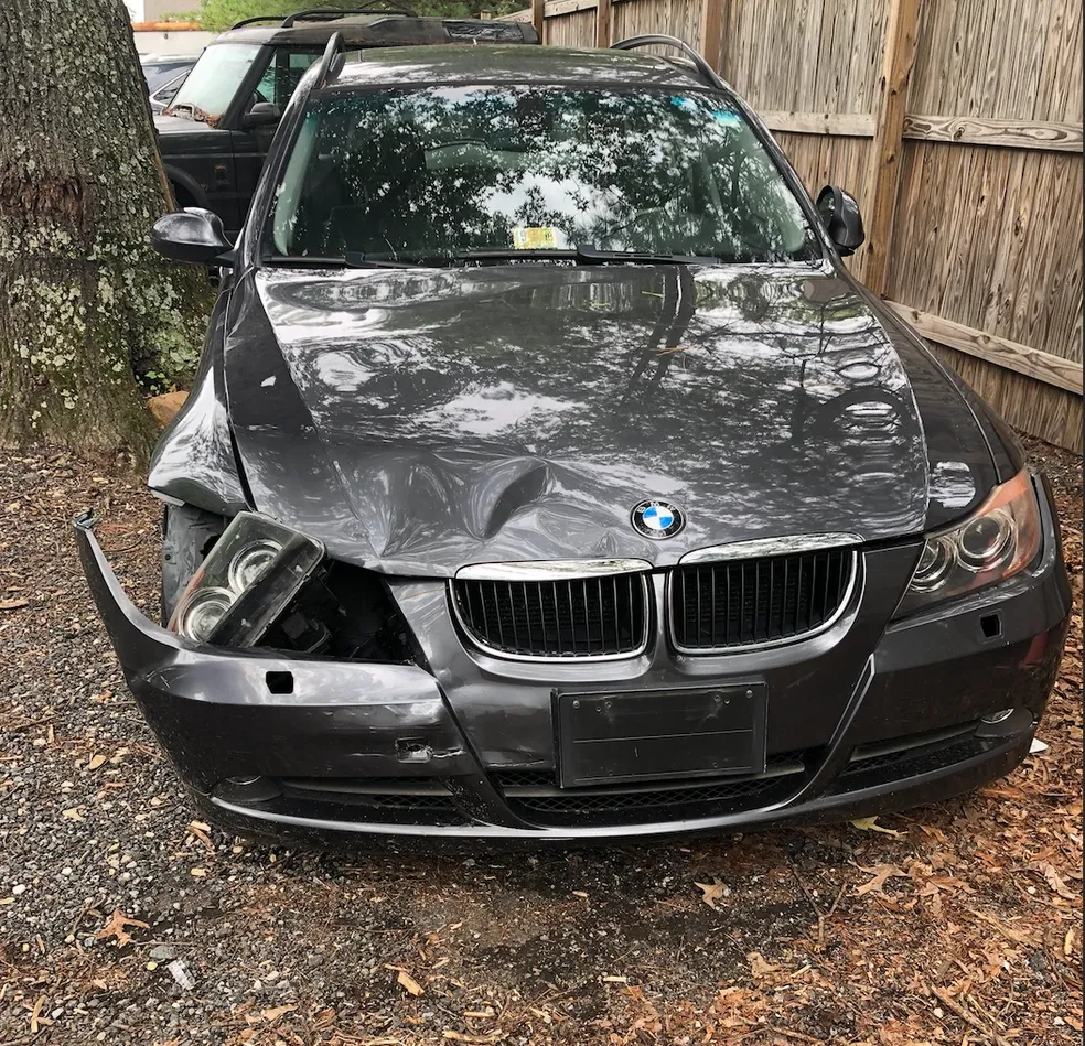 BMW before repair