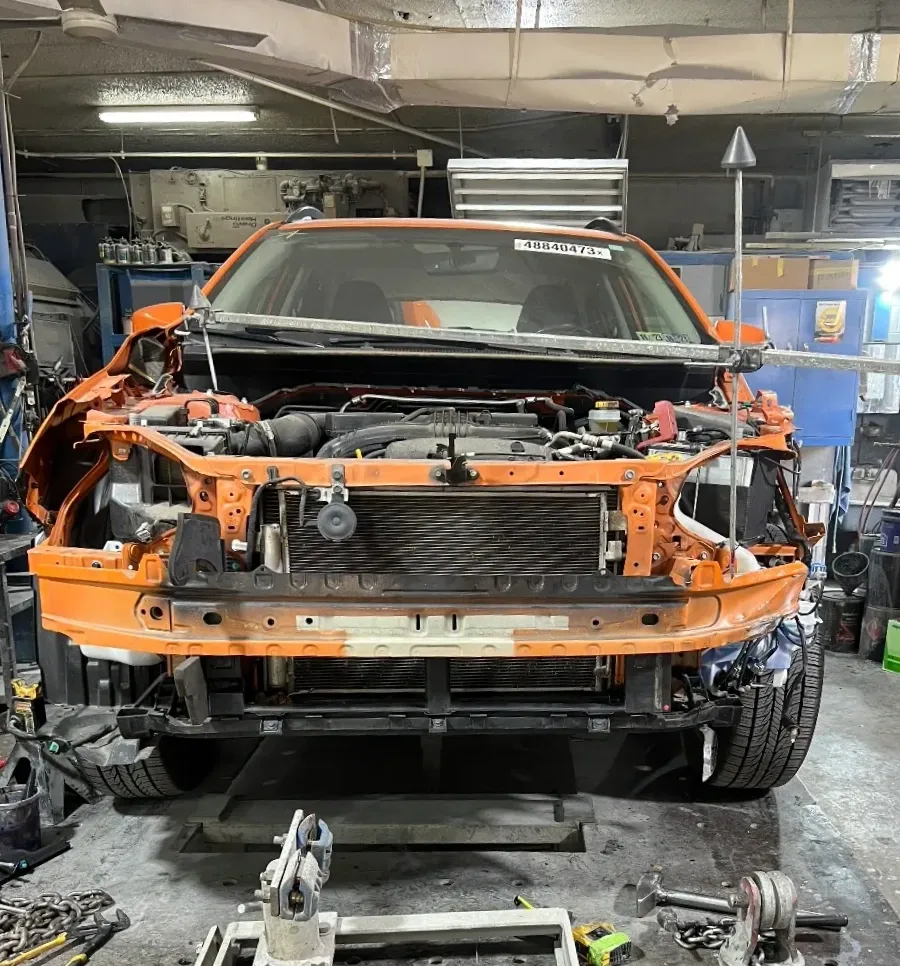 Subaru before repair